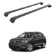БАГАЖНИК ЗА Volkswagen Tiguan 5d (II - railing) (2016-->2024) AERO BAR BLACK