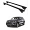 БАГАЖНИК ЗА Volkswagen Touareg 5d (II - railing) (2010-->2018) ALU REILING BLACK
