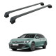 Багажник за Volkswagen Passat Variant (B9 - integrated railing) (2024-->) AERO BAR BLACK