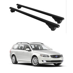 БАГАЖНИК ЗА Volvo V70 Estate (railing) (2000-->2016) ALU REILING BLACK