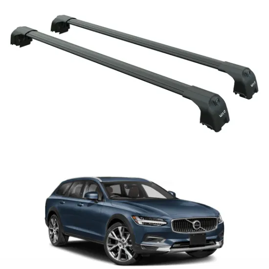 БАГАЖНИК ЗА Volvo V90 Estate/Cross Country (integrated railing) (2016-->) AERO BAR BLACK