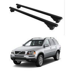 БАГАЖНИК ЗА Volvo XC90 5d (I - railing) (2002-->2015) ALU REILING BLACK
