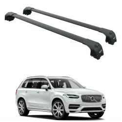БАГАЖНИК ЗА Volvo XC90 5d (II - integrated railing) (2015-->) AERO BAR BLACK