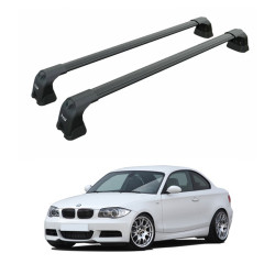 БАГАЖНИК ЗА BMW Serie 1 Coupe 2d (E82 - fixpoint) (2007-->2014) AERO BAR BLACK