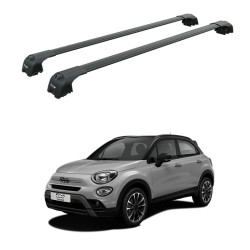 БАГАЖНИК ЗА Fiat 500X Cross (integrated railing) (2015-->) AERO BAR BLACK