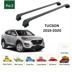 Багажник за Hyundai Tucson 5d (III/TL - integrated railing) (2015-->2020) AERO BAR BLACK