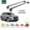 Багажник за Hyundai Tucson 5d (III/TL - integrated railing) (2015-->2020) AERO BAR BLACK