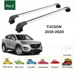Багажник за Hyundai Tucson 5d (III/TL - integrated railing) (2015-->2020) AERO BAR