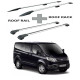 БАГАЖНИК КОМПЛЕКТ НАПРЕЧНИ ГРЕДИ И РЕЙЛИНГИ СИВИ ЗА Ford Custom Tourneo L1 (2013-->2023)