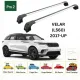 БАГАЖНИК ЗА Land Rover Range Rover Velar (L560 - integrated railing) (2017-->) AERO BAR BLACK