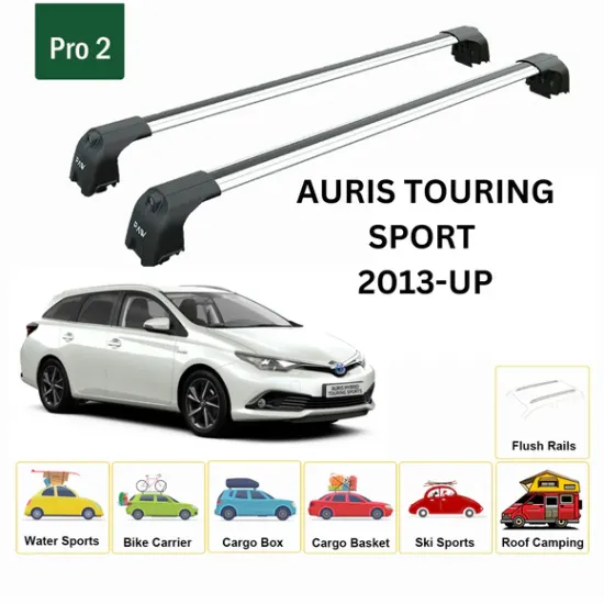 БАГАЖНИК ЗА Toyota Auris Touring Sport (II/E180 - integrated railing) (2013-->2019) AERO BAR