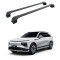 БАГАЖНИК ЗА Xpeng G9 5d. SUV (integrated railing) (2025-->) AERO BAR BLACK