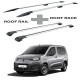 БАГАЖНИК КОМПЛЕКТ НАПРЕЧНИ ГРЕДИ И РЕЙЛИНГИ СИВИ ЗА Citroën Berlingo (III) (Fix point) (2018-->)