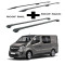 БАГАЖНИК КОМПЛЕКТ НАПРЕЧНИ ГРЕДИ И РЕЙЛИНГИ ЧЕРНИ ЗА Opel Vivaro L1H1 (III/X82) (2014-->2019)