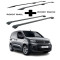 БАГАЖНИК КОМПЛЕКТ НАПРЕЧНИ ГРЕДИ И РЕЙЛИНГИ ЧЕРНИ ЗА Peugeot Partner L1/Standard/ (III) (2018-->) e-Partner L1/Standard (III) (2021-->)