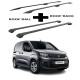 БАГАЖНИК КОМПЛЕКТ НАПРЕЧНИ ГРЕДИ И РЕЙЛИНГИ ЧЕРНИ ЗА Peugeot Partner L1/Standard/ (III) (2018-->) e-Partner L1/Standard (III) (2021-->)