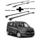 БАГАЖНИК КОМПЛЕКТ НАПРЕЧНИ ГРЕДИ И РЕЙЛИНГИ ЧЕРНИ ЗА Ford Connect II Tourneo L1/L2 (fixpoint) (2013-->2022)