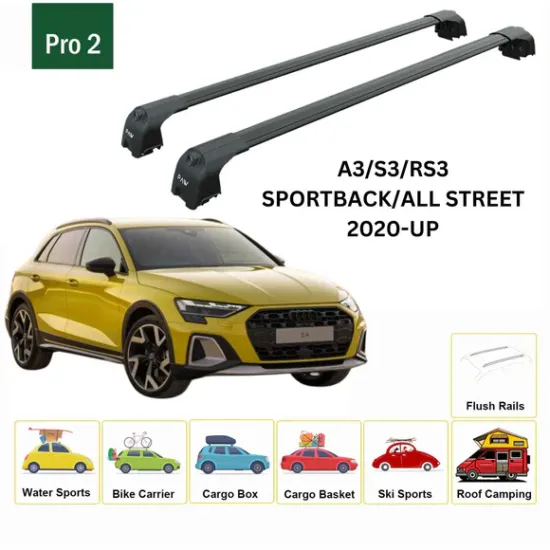 БАГАЖНИК ЗА Audi A3 5d (8Y - integrated railing) (2020-->) AERO BAR