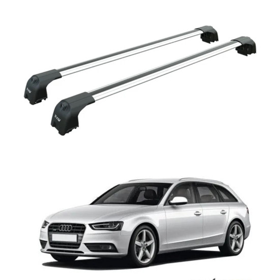 БАГАЖНИК ЗА Audi A4 Avant (B8 - integrated railing) (2008-->2015) AERO BAR