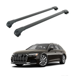Багажник за Audi A6 Allroad (C7 - railing) (2012-->2019) AERO BAR