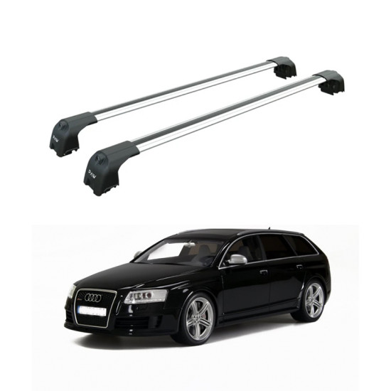 БАГАЖНИК ЗА Audi A6 Avant (C6 - integrated railing) (2005-->2011) AERO BAR