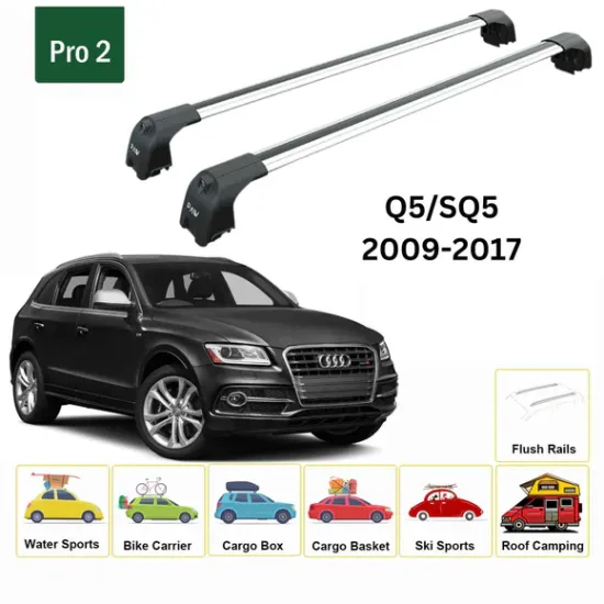 БАГАЖНИК ЗА Audi Q5 5d (I/8R - integrated railing) (2008-->2017) AERO BAR