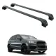 БАГАЖНИК ЗА Audi Q7 5d (I/4L - integrated railing) (2006-->2015) AERO BAR BLACK