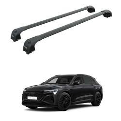 БАГАЖНИК ЗА Audi Q8 e-tron 5d (integrated railing) (2023-->) AERO BAR BLACK