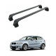 БАГАЖНИК ЗА BMW Serie 1 5d (E87 - fixpoint) (2004-->2011) AERO BAR BLACK