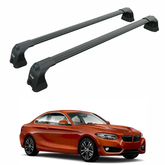 БАГАЖНИК ЗА BMW Serie 2 Coupe 2d (F22 - fixpoint) (2014-->2022) AERO BAR BLACK