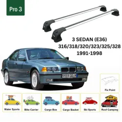 БАГАЖНИК ЗА BMW Serie 3 Sedan (E36 - Fixpoint) (1991-->1998) AERO BAR