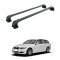 БАГАЖНИК ЗА BMW Serie 3 Touring (E91 - No railing) (2005-->2012) AERO BAR BLACK