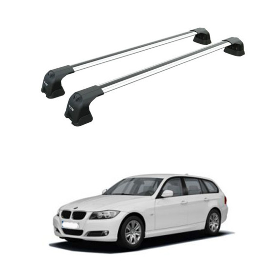 БАГАЖНИК ЗА BMW Serie 3 Touring (E91 - No railing) (2005-->2012) AERO BAR