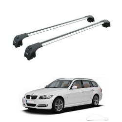 БАГАЖНИК ЗА BMW Serie 3 Touring (E91 - integrated railing) (2010-->2012) AERO BAR
