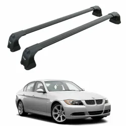 БАГАЖНИК ЗА BMW Serie 3 sedan 4d (E90 - fixpoint) (2005-->2012) AERO BAR BLACK