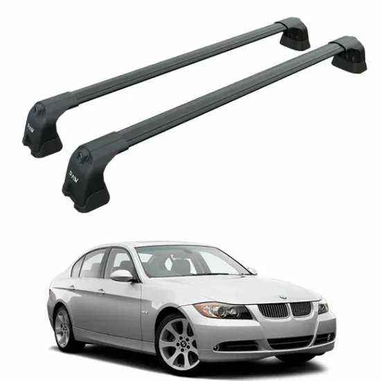 БАГАЖНИК ЗА BMW Serie 3 sedan 4d (E90 - fixpoint) (2005-->2012) AERO BAR BLACK