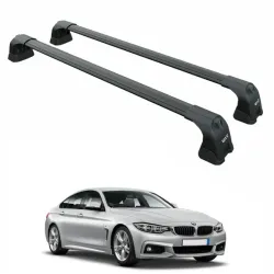 БАГАЖНИК ЗА BMW Serie 4 Gran Coupe 4d (F36 - fixpoint) (2014-->2021) AERO BAR BLACK
