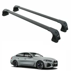 БАГАЖНИК ЗА BMW Serie 4 Gran Coupe 4d (G26 - fixpoint) (2021-->) AERO BAR BLACK