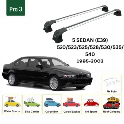 БАГАЖНИК ЗА BMW Serie 5 sedan 4d (E39 - fixpoint) (1995-->2003) AERO BAR