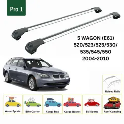 БАГАЖНИК ЗА BMW Serie 5 Touring (E61 - railing) (2003-->2010) AERO BAR