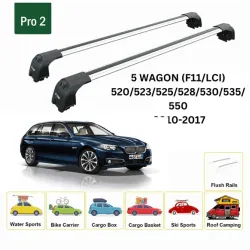 БАГАЖНИК ЗА BMW Serie 5 Touring (F11 - integrated railing) (2010-->2017) AERO BAR