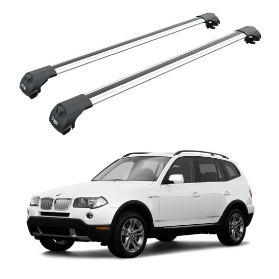 Багажник за BMW X3 5d (E83 - railing) (2003-->2011) AERO BAR