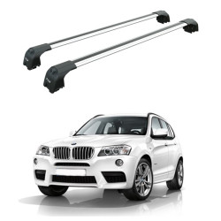 Багажник за BMW X3 5d (II/F25 - integrated railing) (2011-->2018) AERO BAR