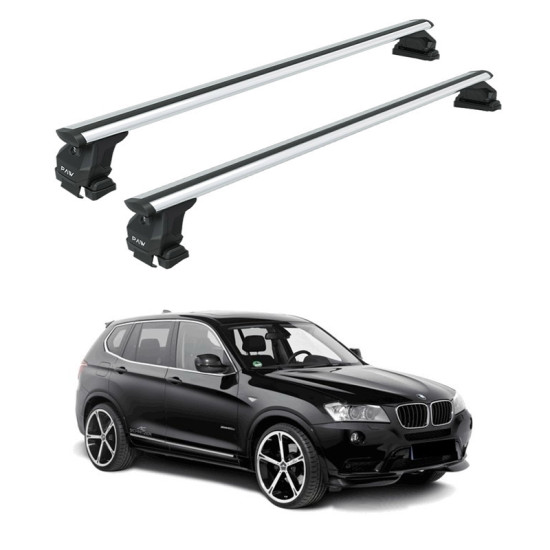 Багажник за BMW X3 F25 5d. (II/F25 - Standard Roof) (2011-->2018) AERO BAR
