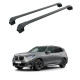 БАГАЖНИК ЗА BMW X3 5d (IV/G45 - integrated railing) (2024-->) AERO BAR BLACK
