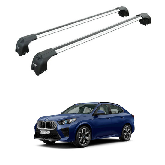 БАГАЖНИК ЗА BMW X2 / iX2 5d. (U10 -integrated railing ) (2024-->) AERO BAR