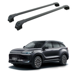 Багажник за BAIC X7 5d SUV (integrated railing) (2020-->2025) AERO BAR BLACK