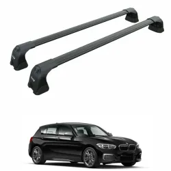 БАГАЖНИК ЗА BMW Serie 1 5d (F20 - fixpoint) (2011-->2020) AERO BAR BLACK