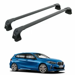 БАГАЖНИК ЗА BMW Serie 1 5d (F40 - fixpoint) (2020-->2024) AERO BAR BLACK