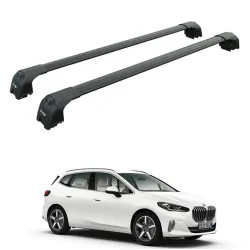 БАГАЖНИК ЗА BMW Serie 2 Grand Tourer (F46 - integrated railing) (2015-->) AERO BAR BLACK